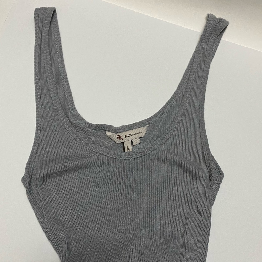 BCBGeneration Grey Tank Dress